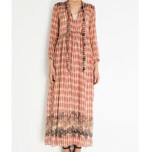 Giada Forte Vintage Resort Silk Printed Dress